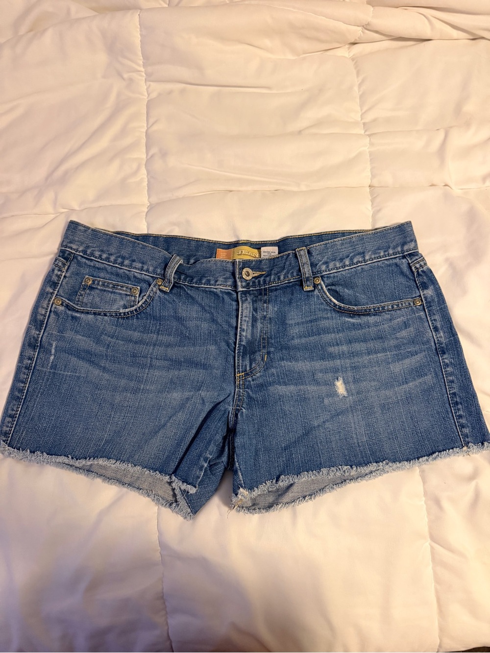 Old navy low waisted Blue Denim Cutoff Shorts - Women size 12